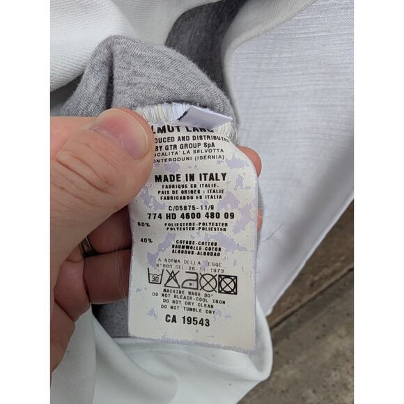 Vintage Helmut Lang Women's Archival Runway Design Dress Sz M 80s Italy Fashion - Picture 7 of 9